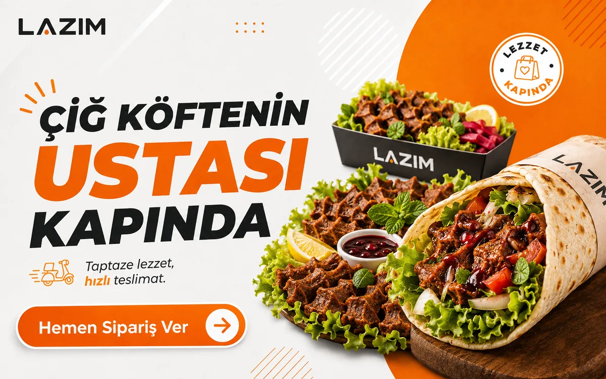Çiğ köftenin ustası kapında