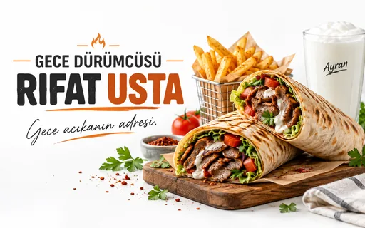 Gece dürümcüsü rıfat logosu